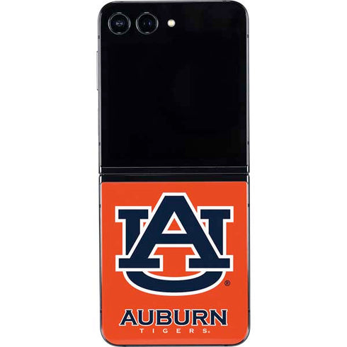 Auburn University Logo Orange Galaxy Z Flip5 5G Skin