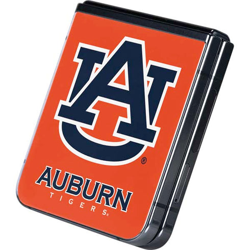 Auburn University Logo Orange Galaxy Z Flip5 5G Skin