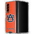 Auburn University Logo Orange Galaxy Z Fold4 5G Clear Case