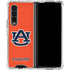 Auburn University Logo Orange Galaxy Z Fold4 5G Clear Case