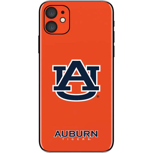 Auburn University Logo Orange iPhone 11 Skin
