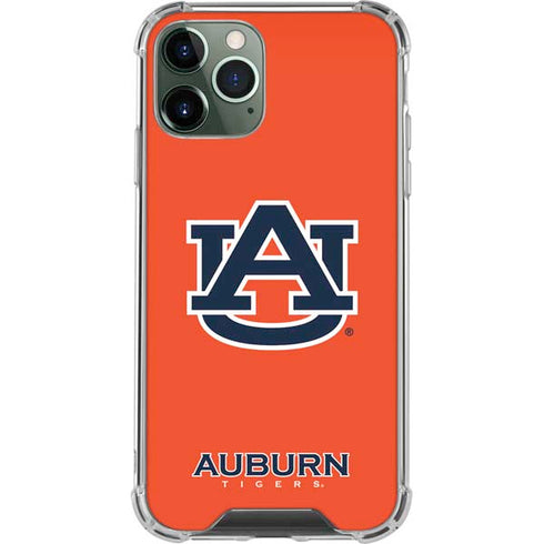 Auburn University Logo Orange iPhone 12 Pro Clear Case
