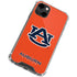 Auburn University Logo Orange iPhone 14 Clear Case