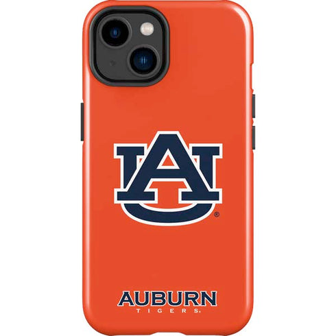 Auburn University Logo Orange iPhone 15 Plus Impact Case