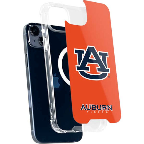 Auburn University Logo Orange iPhone 15 Plus MagSafe Case