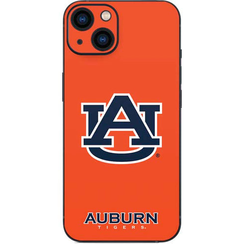 Auburn University Logo Orange iPhone 15 Plus Skin