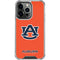 Auburn University Logo Orange iPhone 15 Pro Clear Case