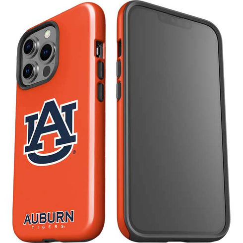 Auburn University Logo Orange iPhone 15 Pro Impact Case