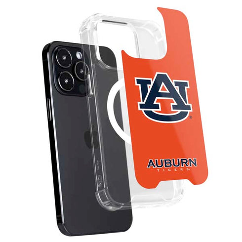 Auburn University Logo Orange iPhone 14 Pro MagSafe Case