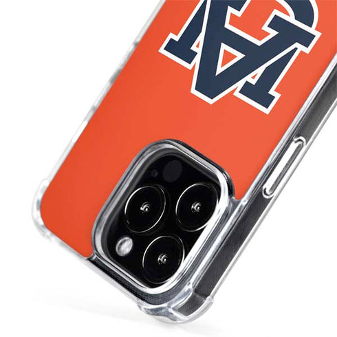 Auburn University Logo Orange iPhone 15 Pro MagSafe Case