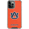 Auburn University Logo Orange iPhone 14 Pro Max Clear Case