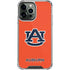 Auburn University Logo Orange iPhone 14 Pro Max Clear Case