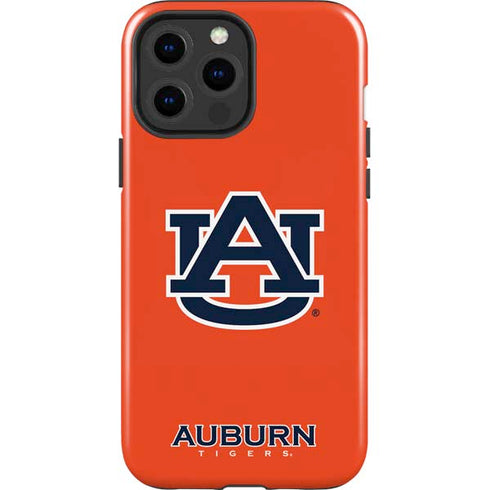 Auburn University Logo Orange iPhone 15 Pro Max Impact Case