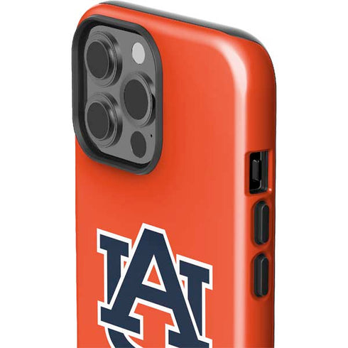 Auburn University Logo Orange iPhone 15 Pro Max Impact Case