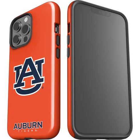 Auburn University Logo Orange iPhone 15 Pro Max Impact Case