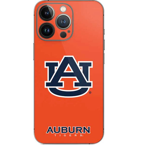 Auburn University Logo Orange iPhone 14 Pro Skin