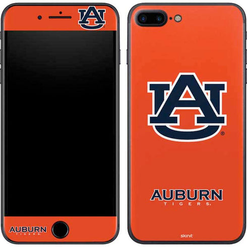 Auburn University Logo Orange iPhone 8 Plus Skin