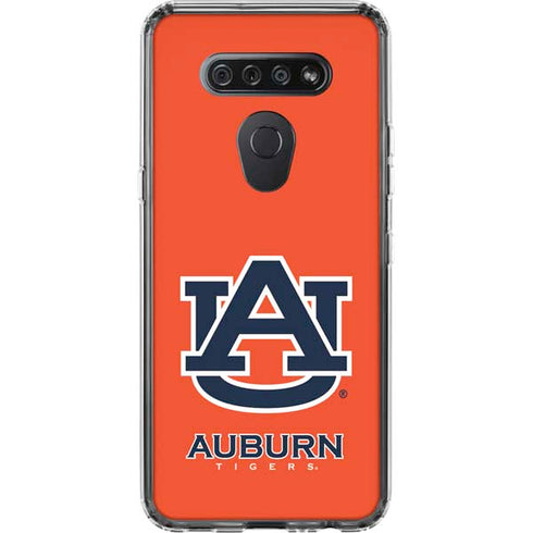Auburn University Logo Orange LG K51/Q51 Clear Case