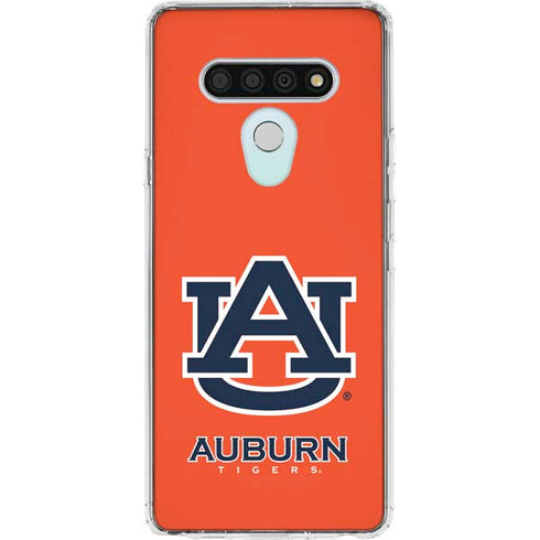 Auburn University Logo Orange LG Stylo 6 Clear Case