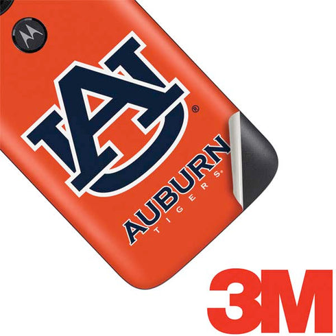 Auburn University Logo Orange Moto E5 Play Skin