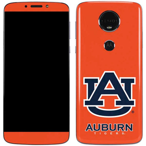 Auburn University Logo Orange Moto E5 Plus Skin