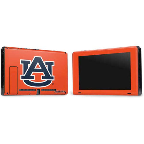 Auburn University Logo Orange Nintendo Switch Bundle Skin