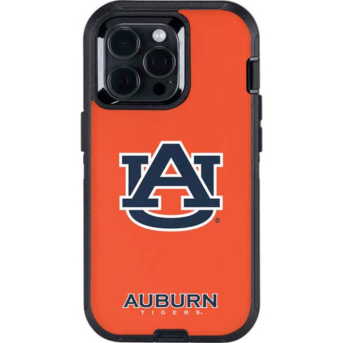 Auburn University Logo Orange Otterbox Defender iPhone Skin