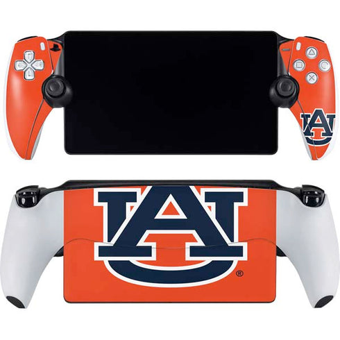 Auburn University Logo Orange PlayStation Portal Remote Player Skin