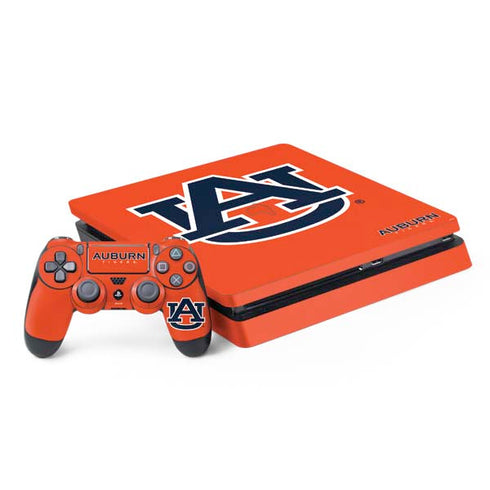 Auburn University Logo Orange PS4 Slim Bundle Skin