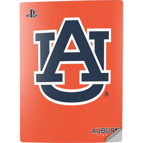 Auburn University Logo Orange PS5 Digital Edition Console Skin