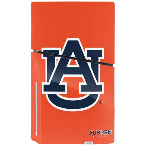 Auburn University Logo Orange PS5 Slim Disk Console Skin