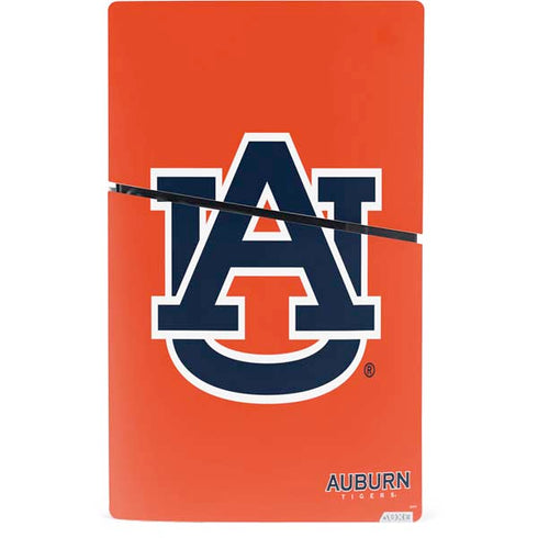 Auburn University Logo Orange PS5 Slim Digital Edition Bundle Skin