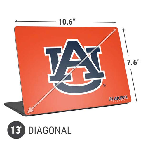 Auburn University Logo Orange Universal Laptop 13in (10.6 x 7.6in) Skin
