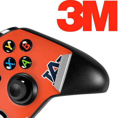 Auburn University Logo Orange Xbox One X Controller Skin