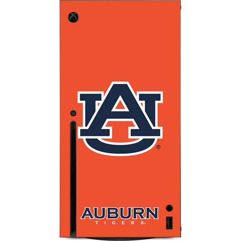 Auburn University Logo Orange Xbox Series X Console Skin