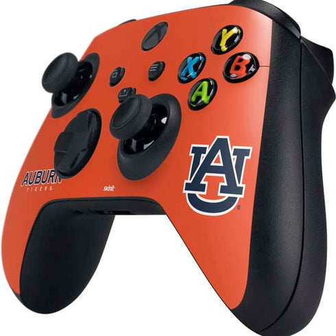Auburn University Logo Orange Xbox Series X Controller Skin