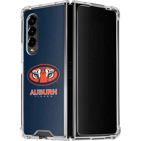 Auburn University Tigers Mascot Galaxy Z Fold4 5G Clear Case