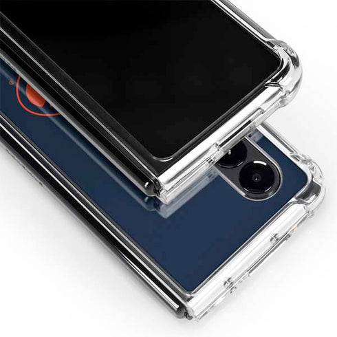 Auburn University Tigers Mascot Galaxy Z Fold4 5G Clear Case