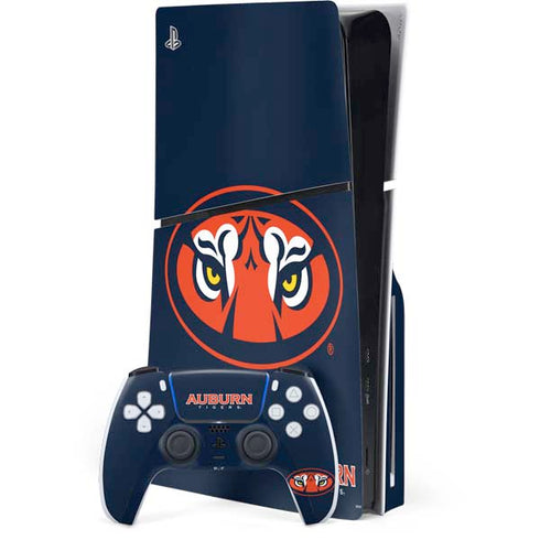 Auburn University Tigers Mascot PS5 Slim Disk Bundle Skin