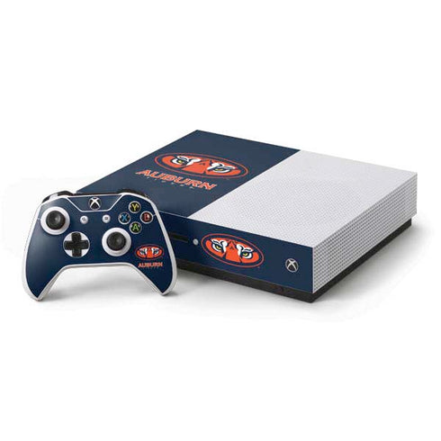 Auburn University Tigers Mascot Xbox One S Console and Controller Bundle Skin