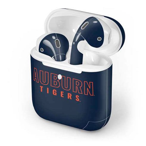 Auburn University Tigers Outline Apple AirPods 2 Skin