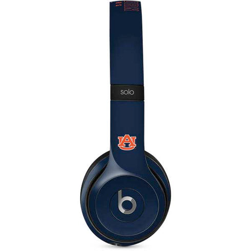 Auburn University Tigers Outline Beats Solo 2 Wired Skin