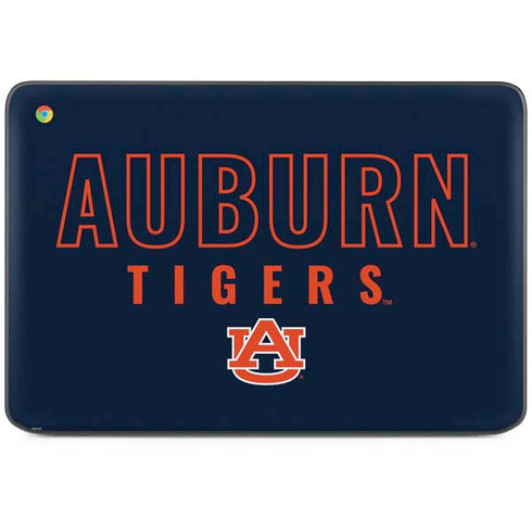Auburn University Tigers Outline HP Chromebook Skin