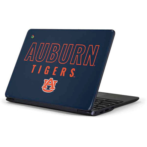 Auburn University Tigers Outline Samsung Chromebook Skin