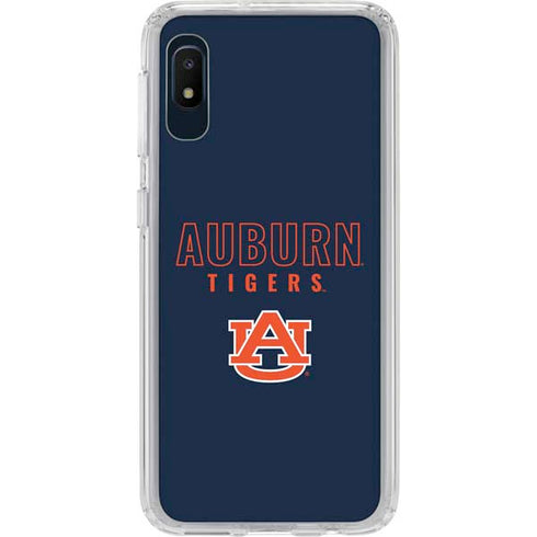 Auburn University Tigers Outline Galaxy A10e Clear Case