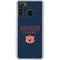 Auburn University Tigers Outline Galaxy A21 Clear Case