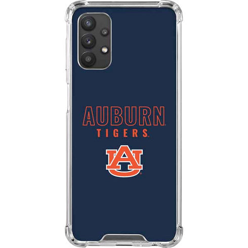 Auburn University Tigers Outline Galaxy A32 5G Clear Case