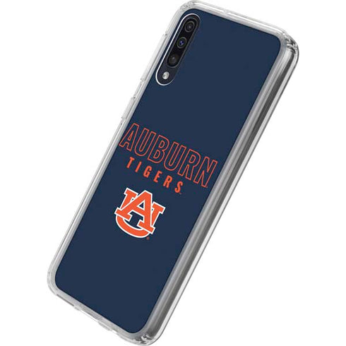 Auburn University Tigers Outline Galaxy A50 Clear Case