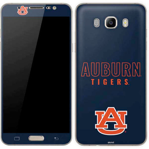 Auburn University Tigers Outline Galaxy J7 Skin