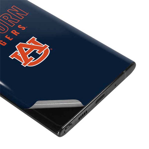 Auburn University Tigers Outline Galaxy Note 10 Plus Skin